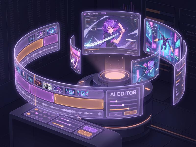 大奶AI动漫剪辑