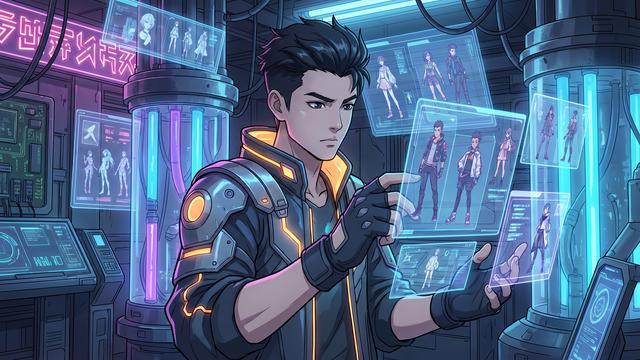 大奶赛博朋克动漫